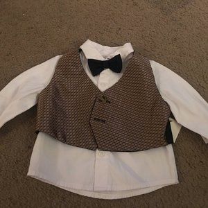 Little Fellas Dress Shirt and Vest